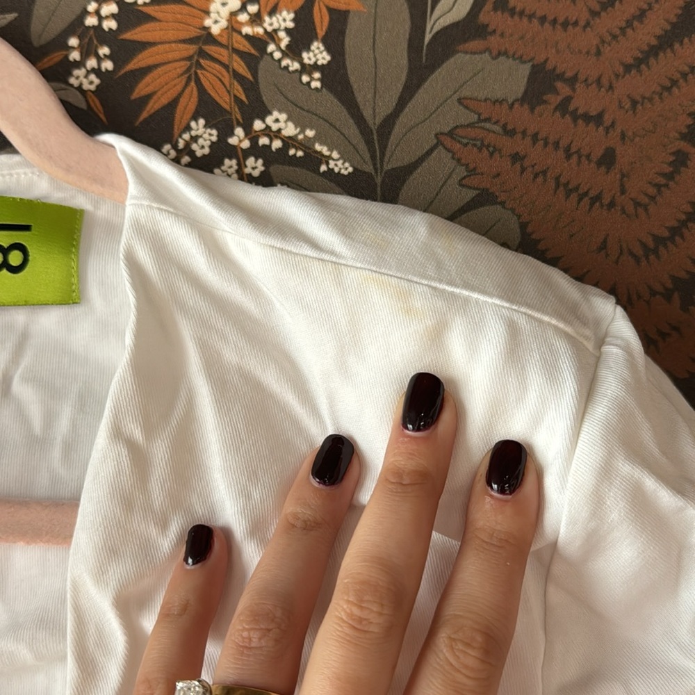 gauge81 keila front twist crop in white size small - Picture 7 of 9